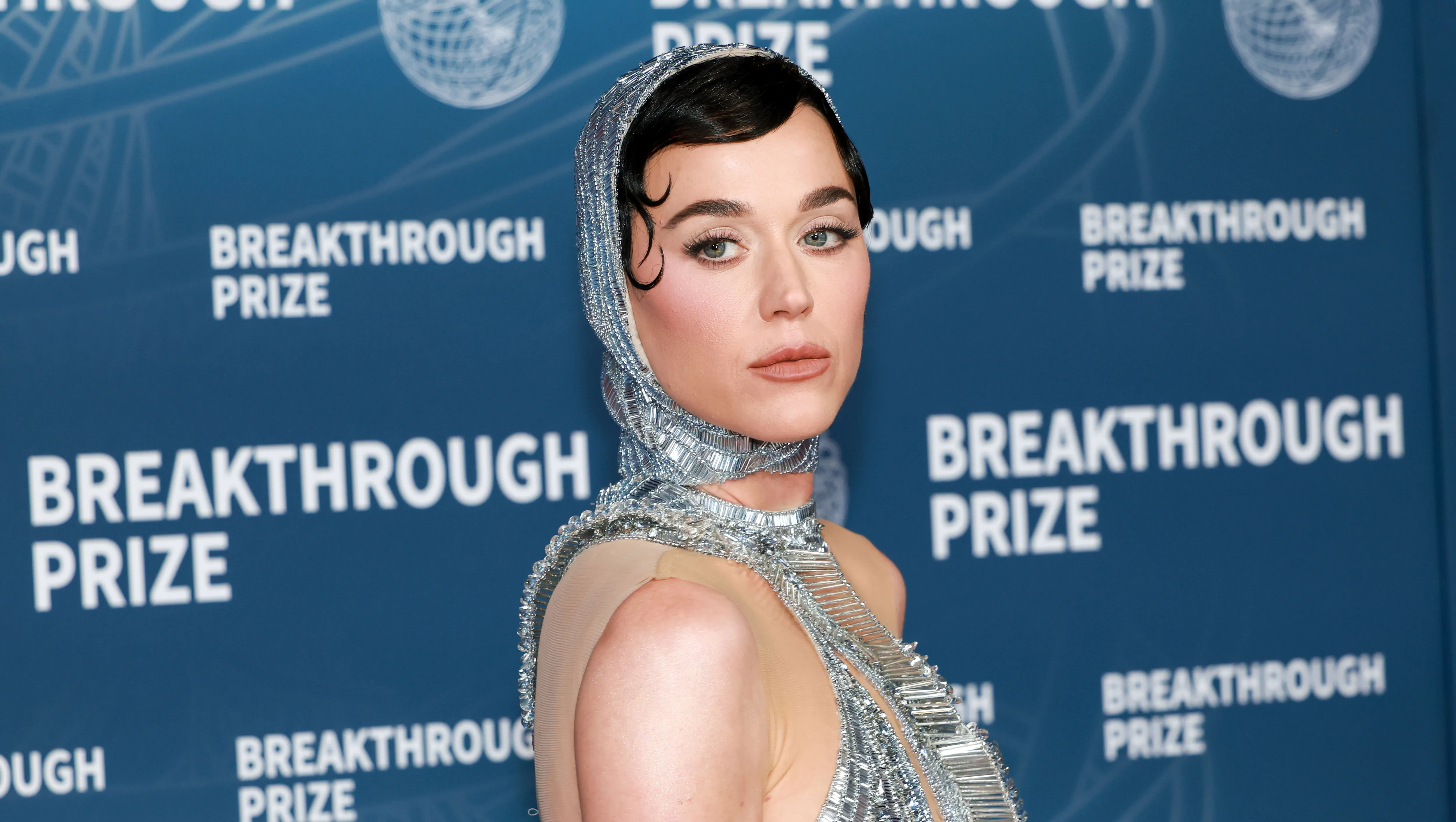 SANTA MONICA, CALIFORNIA - APRIL 05: Katy Perry attends the 11th Breakthrough Prize Ceremony at Barker Hangar on April 05, 2025 in Santa Monica, California. (Photo by Matt Winkelmeyer/FilmMagic)