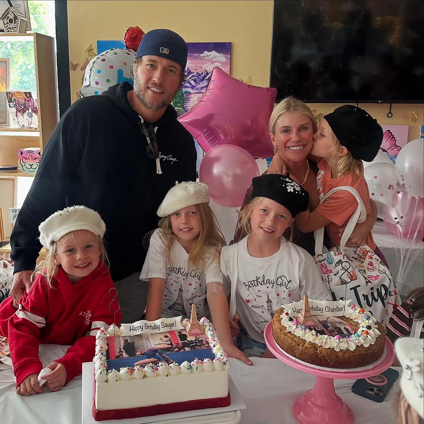 Kelly Stafford Throws Paris Themed Birthday Party for Daughters After Initially Canceling in Anger 270