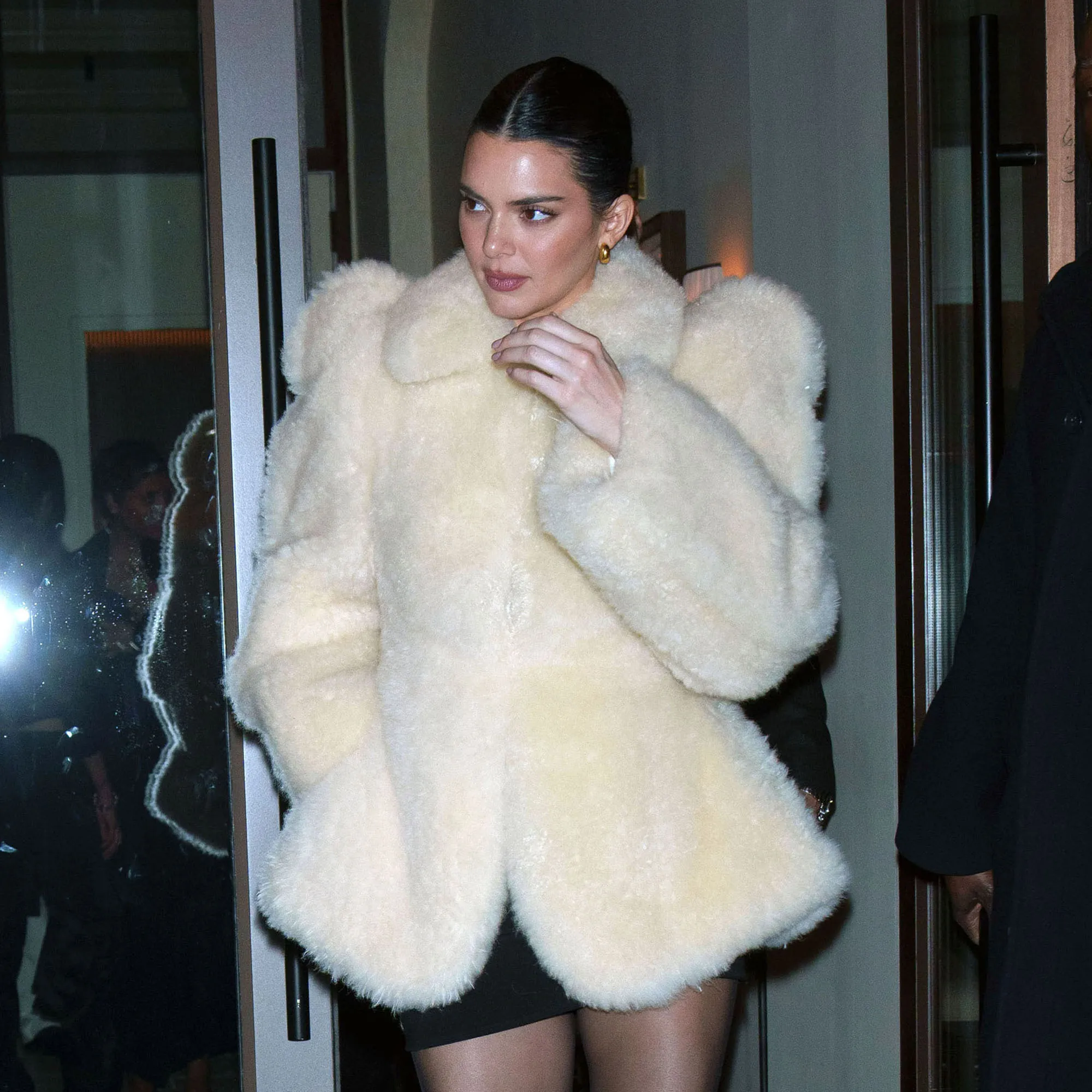 Kendall Jenner Shows Off Figure in a Trendy Butter Yellow Set and Spring Worthy Uggs