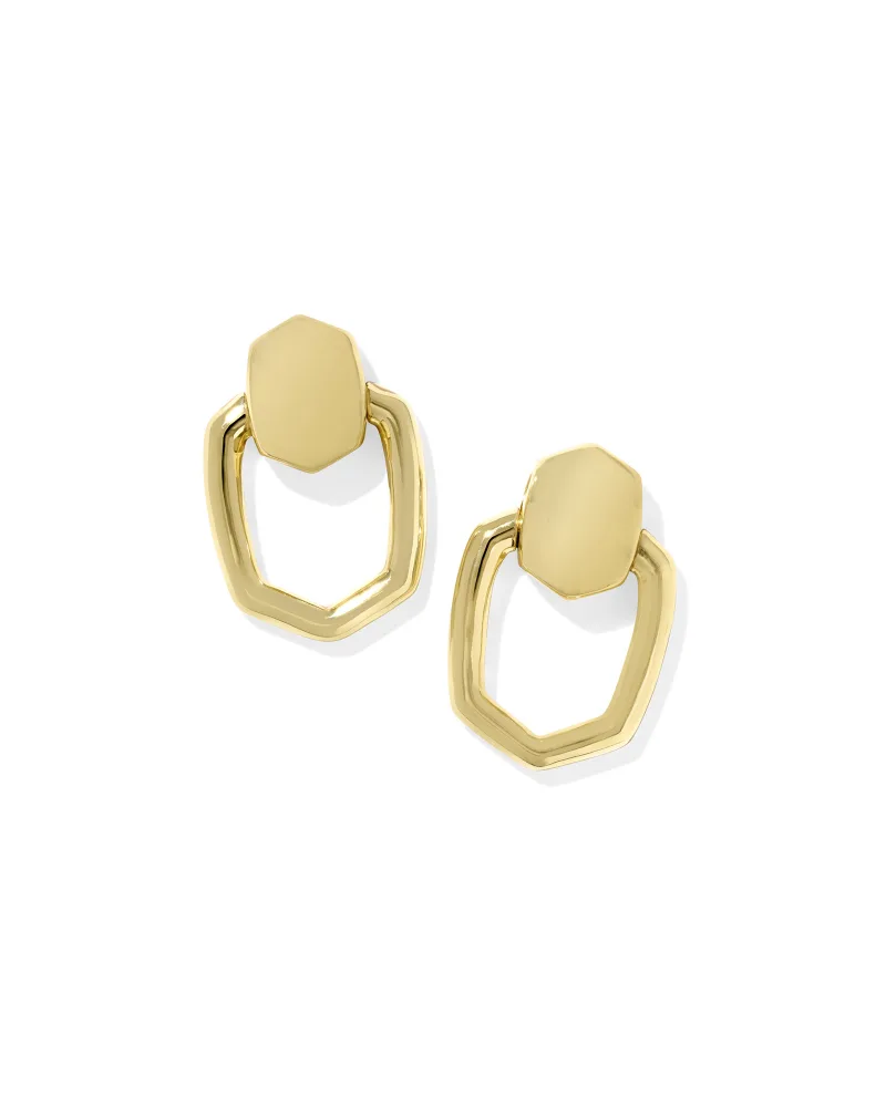 Kendra Scott gold earrings