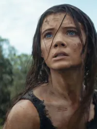 Freya Allan in Kingdom of the Planet of the Apes.