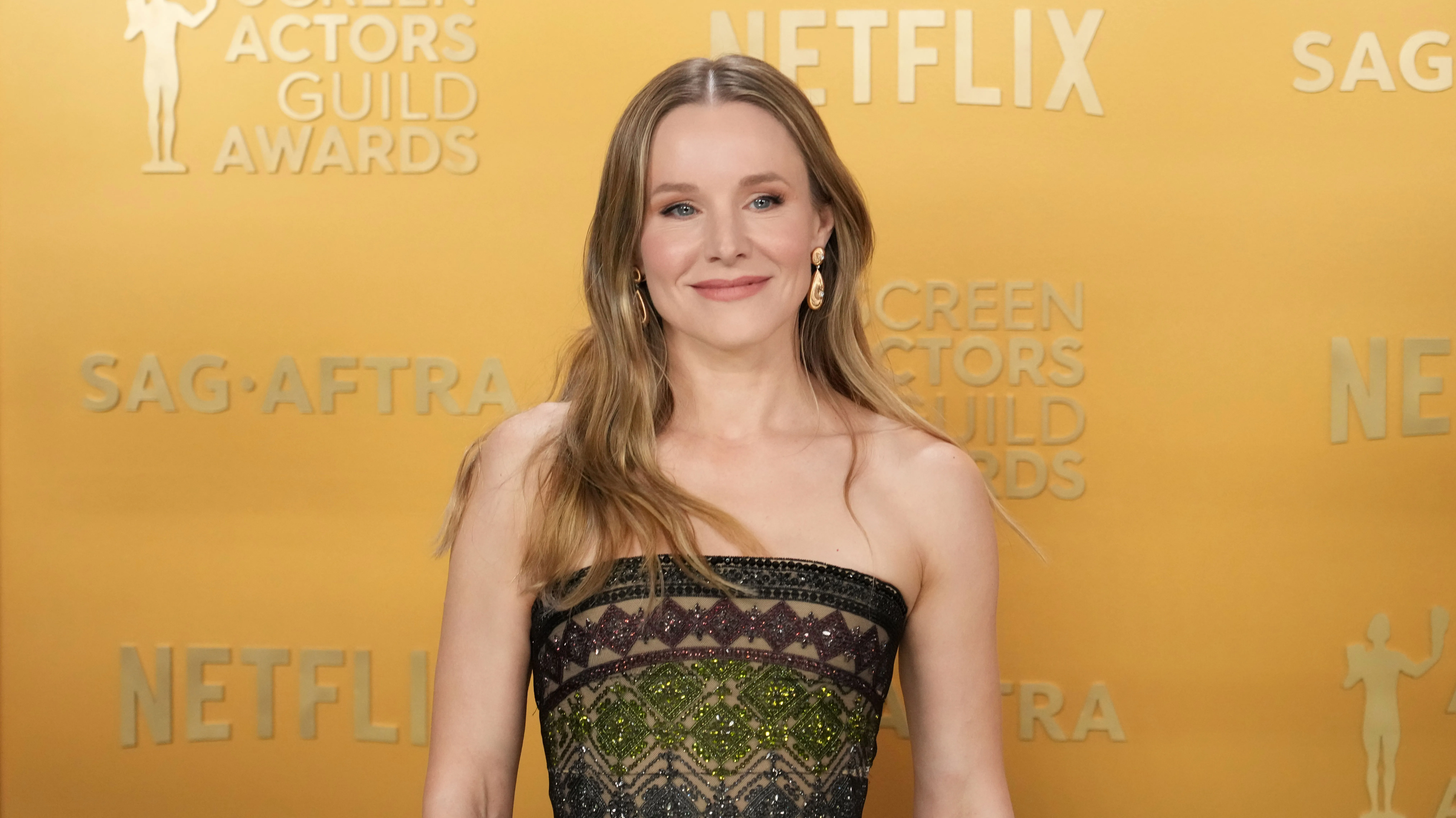 LOS ANGELES, CALIFORNIA - FEBRUARY 23: Kristen Bell attends the 31st Annual Screen Actors Guild Awards at Shrine Auditorium and Expo Hall on February 23, 2025 in Los Angeles, California. (Photo by Jeff Kravitz/FilmMagic)