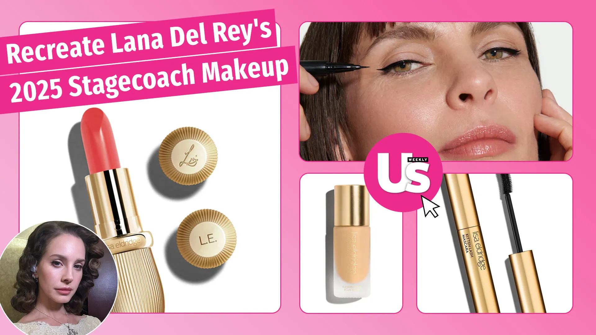 Lana Del Rey Stagecoach Makeup