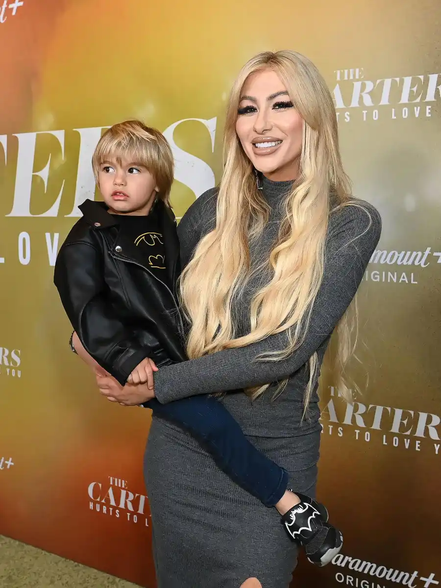 Late Aaron Carters 3 Year Old Son Hits Red Carpet for New Doc Family Photos