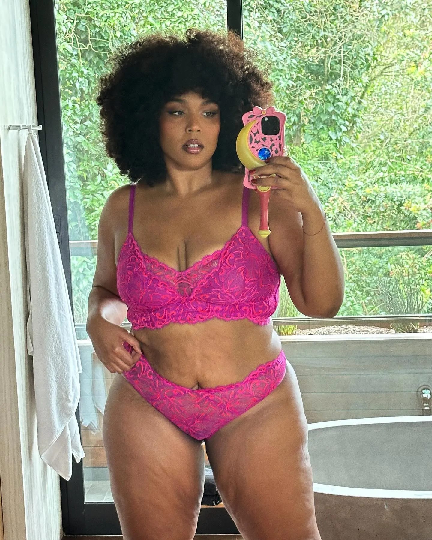 Lizzo Shows Off Her Curves in Cheeky Lingerie