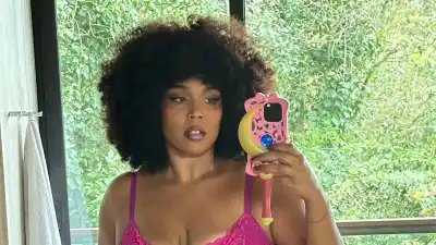 Lizzo Shows Off Her Curves in Cheeky Lingerie