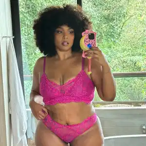 Lizzo Shows Off Her Curves in Cheeky Lingerie