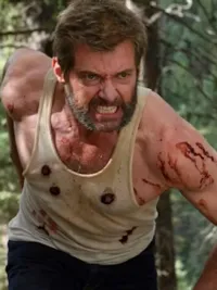 Hugh Jackman in Logan.