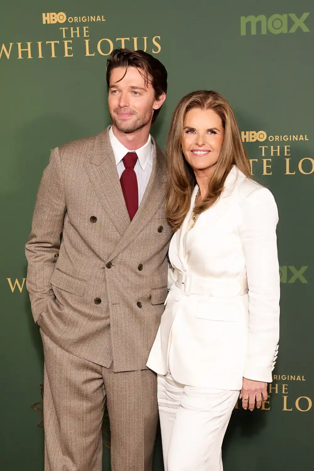 Maria Shriver Says People Ask if Patrick Schwarzenegger Is Like His White Lotus Character
