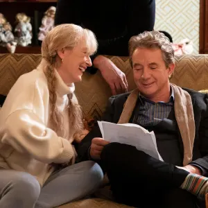 Meryl Streep and Martin Short Spotted on OMITB Set