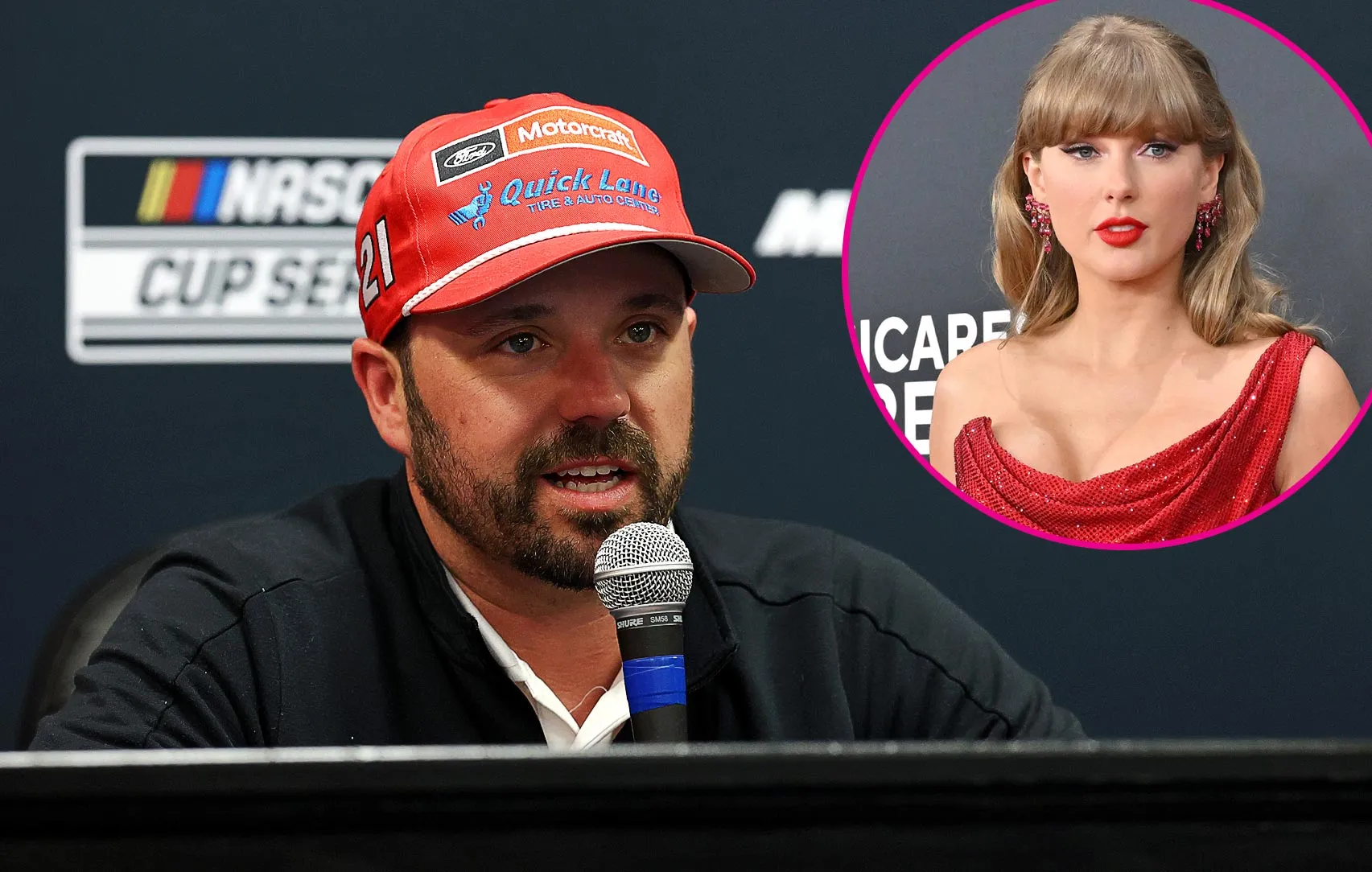 NASCAR s Josh Berry Dishes on High School With Taylor Swift — And Shades Travis Kelce 710