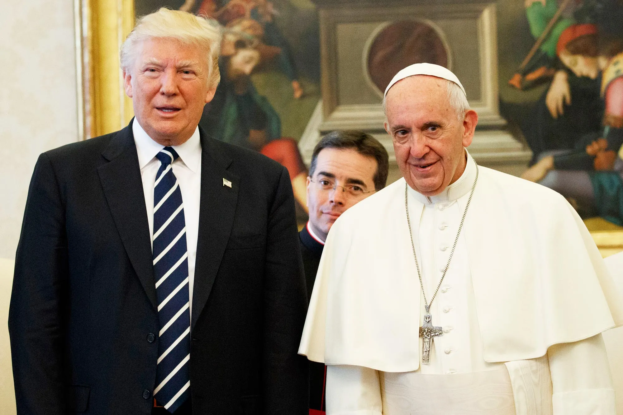 President Donald Trump Says He and Melania Are Looking Forward to Attending Pope Francis Funeral