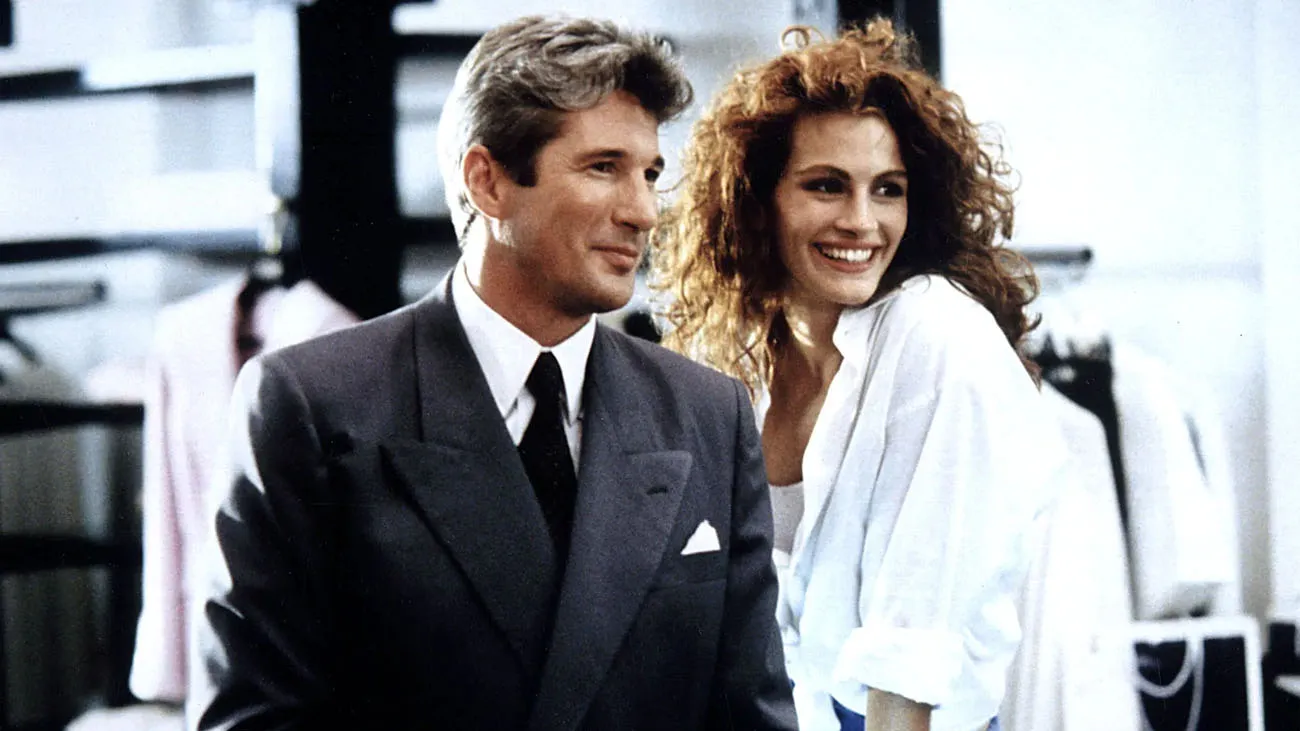 Richard Gere and Julia Roberts in Pretty Woman.