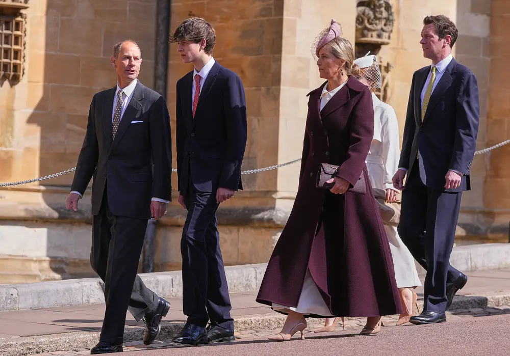Prince Edward and Duchess Sophie's Son James, 17, Is All Grown Up During Rare Easter Appearance