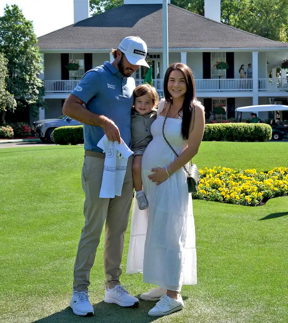 Pro Golfer Max Homa and Wife Lacey Homa Make Baby Announcement in Front of Masters Clubhouse