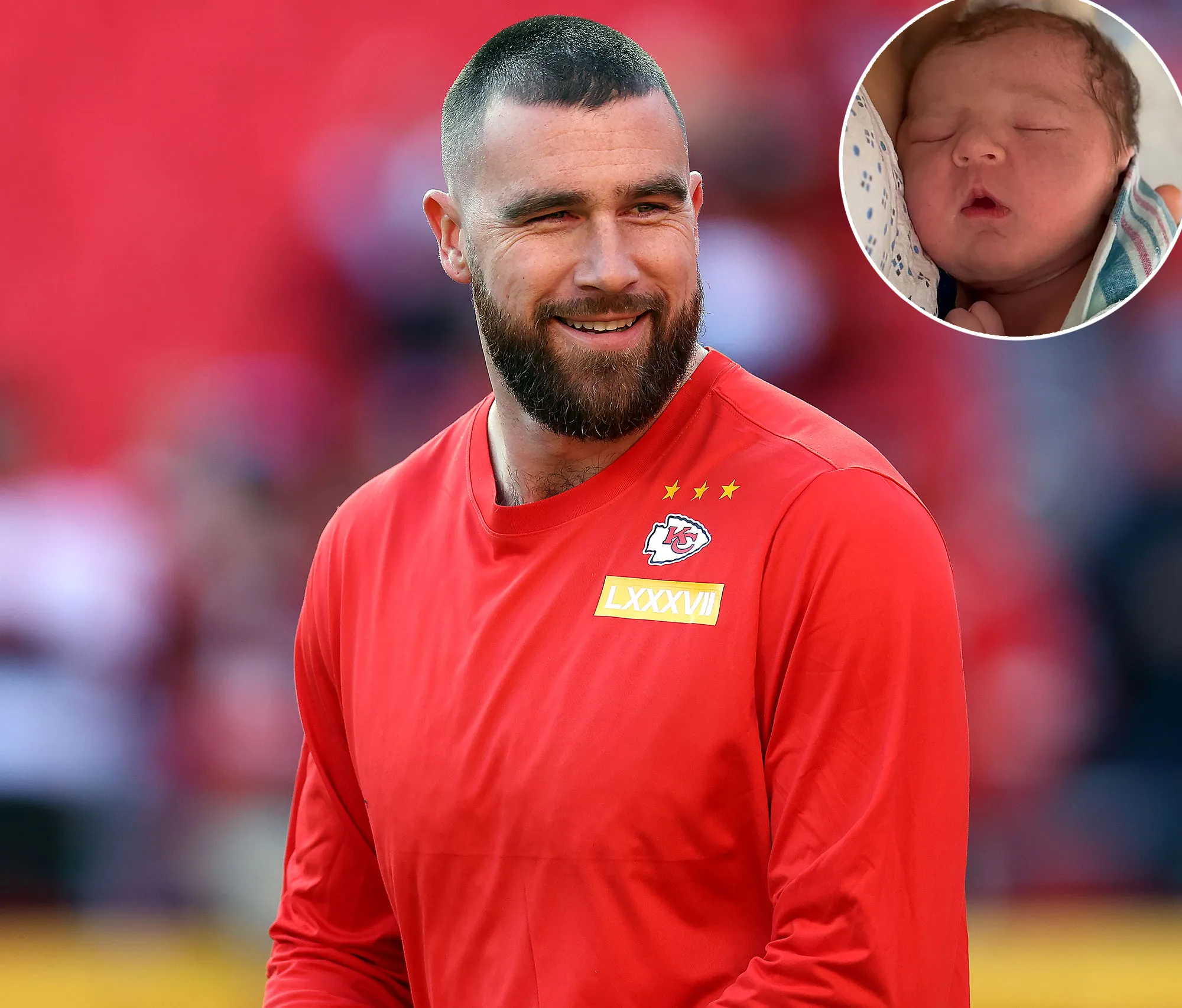Promo Travis Kelce Meets Newborn Niece