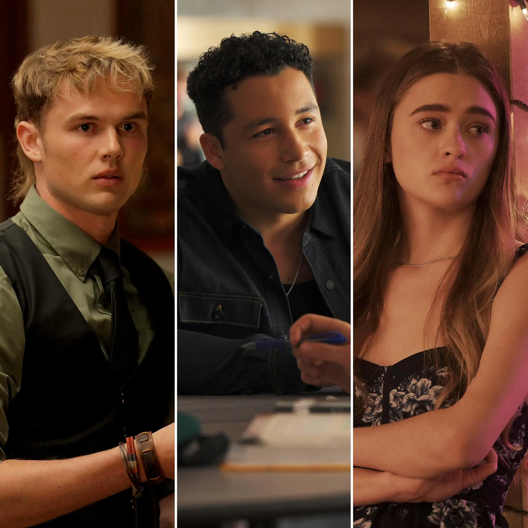 Ransom Canyon s Garrett Lizzy and Andrew Answer Love Triangle Questions Ahead of Season 2 957 Garrett Wareing Andrew Liner and Lizzy Greene