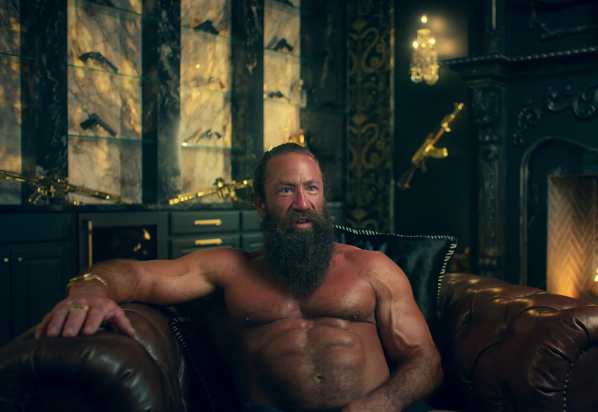 Raw Meat Influencer Brian Johnson The Liver King Has a Crazy Torso Eats Testicles