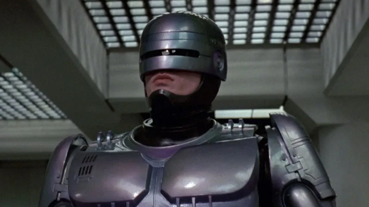 Peter Weller in RoboCop.