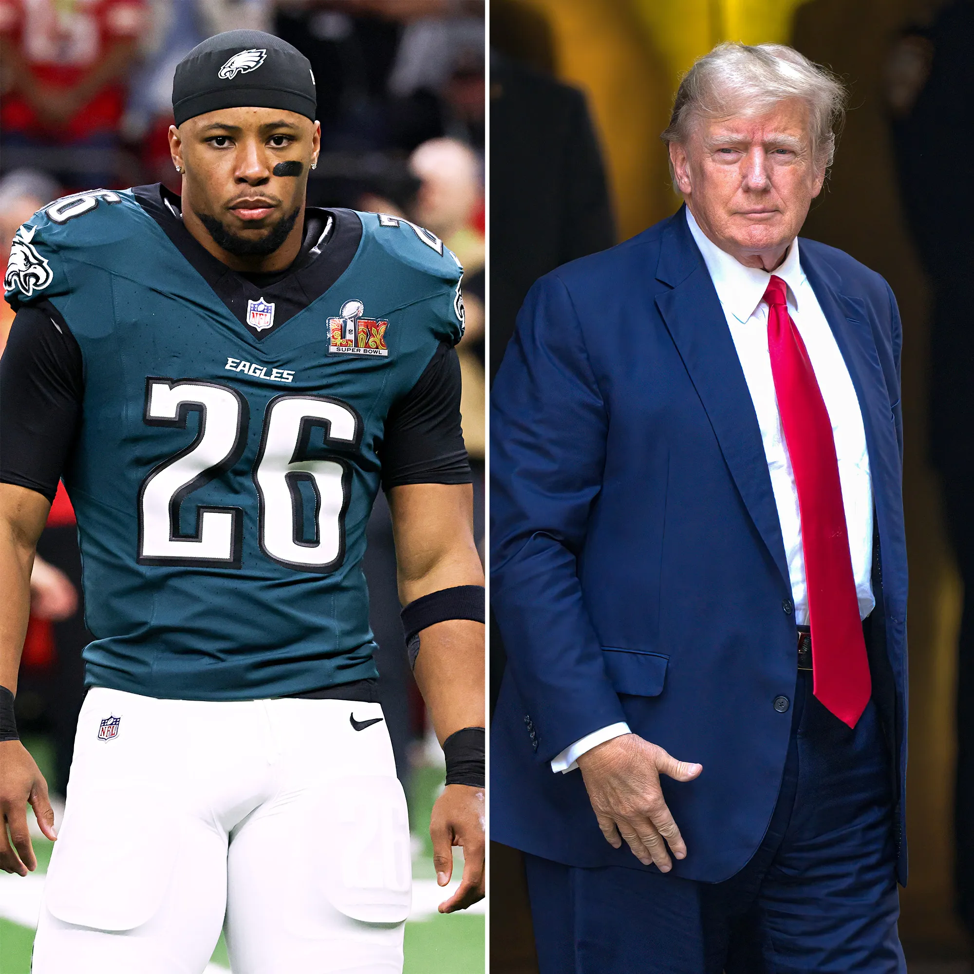 Saquon Barkley Reacts to Backlash Over Trump Pic