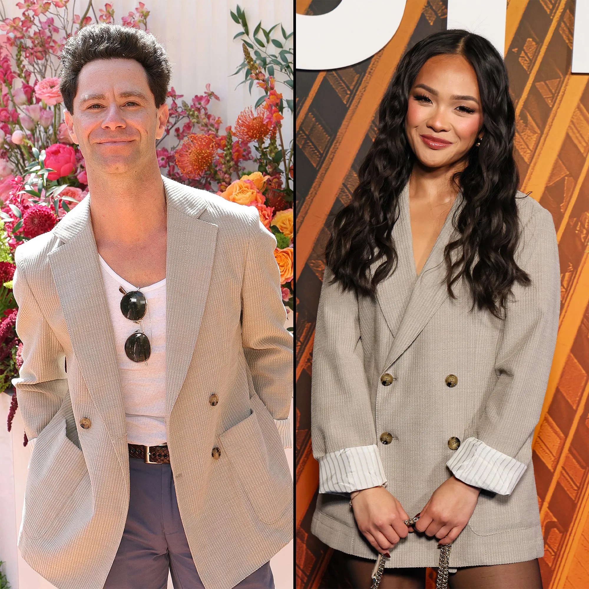 Sasha Borrows Jenn Trans Jacket at Hulu Event