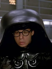 Rick Moranis as Dark Helmet in Spaceballs.