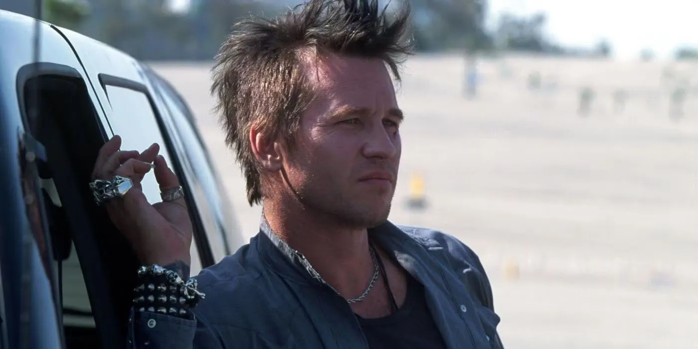 Val Kilmer looks to the side in The Salton Sea.