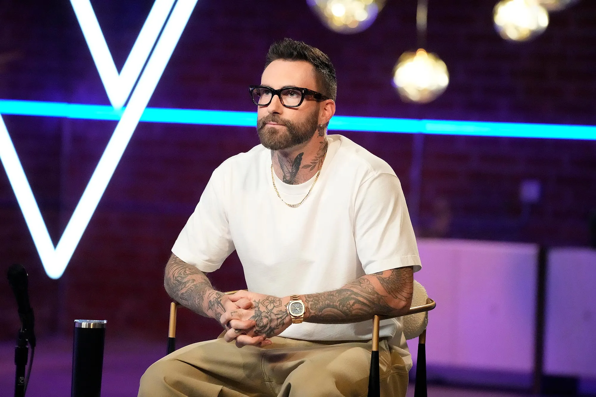 The Voices Adam Levine Jokes Hes Ready to Quit After Must See Knockout Performance