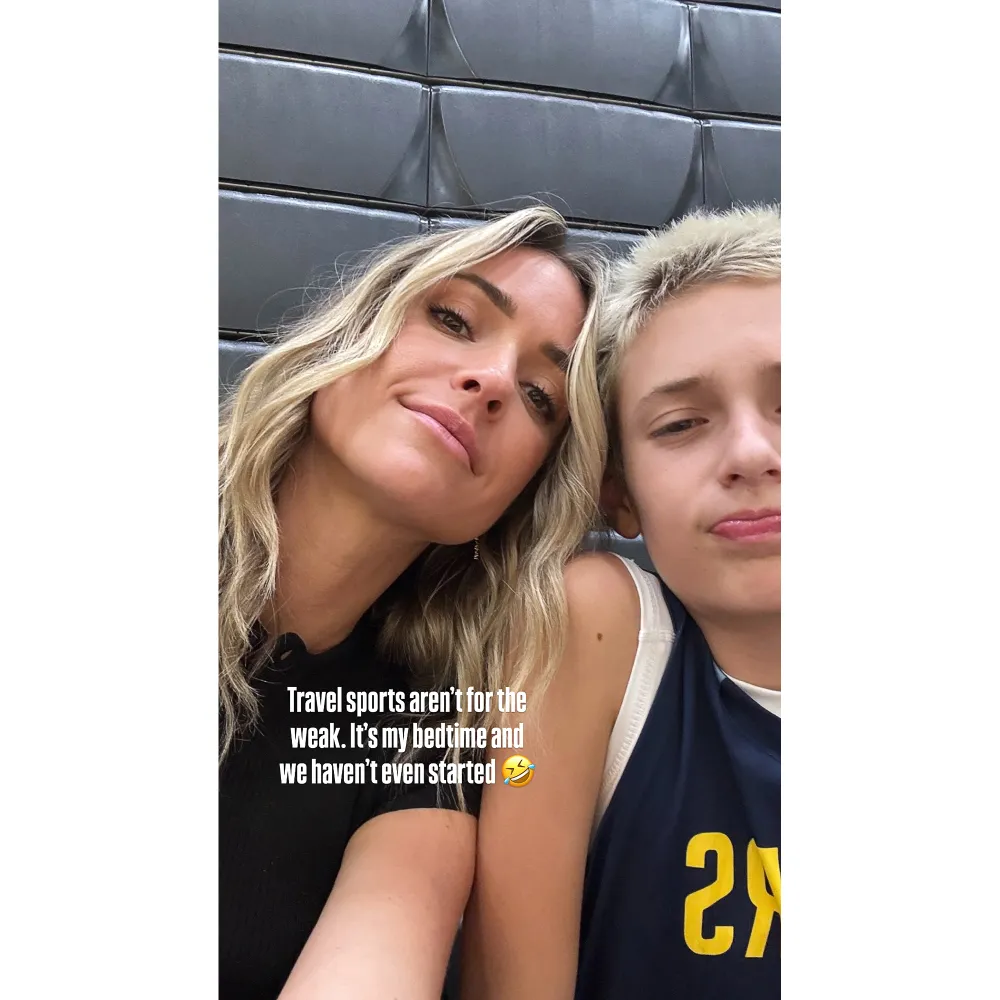Kristin Cavallari Poses on the Sidelines With Her Son During His &lsquo;Travel Sports&rsquo; Game