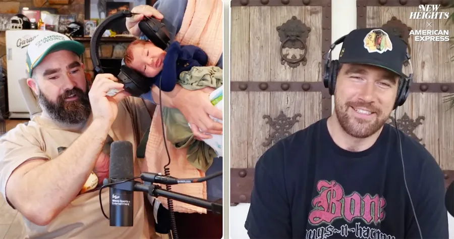 Travis Kelce Moments With Nieces A225