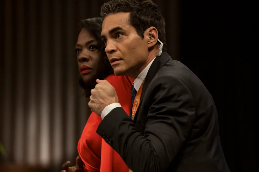 Viola Davis y Ram&oacute;n Rodr&iacute;guez en la pel&iacute;cula G20