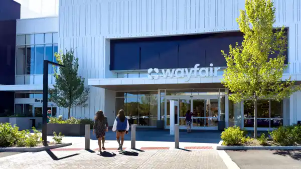 Wilmette, IL, USA - September 3, 2024: Wayfair’s first-ever brick and mortar store. It opened in May 2024. Wayfair is an American e-commerce company based in Boston, Massachusetts that sells furniture and home goods primarily online.