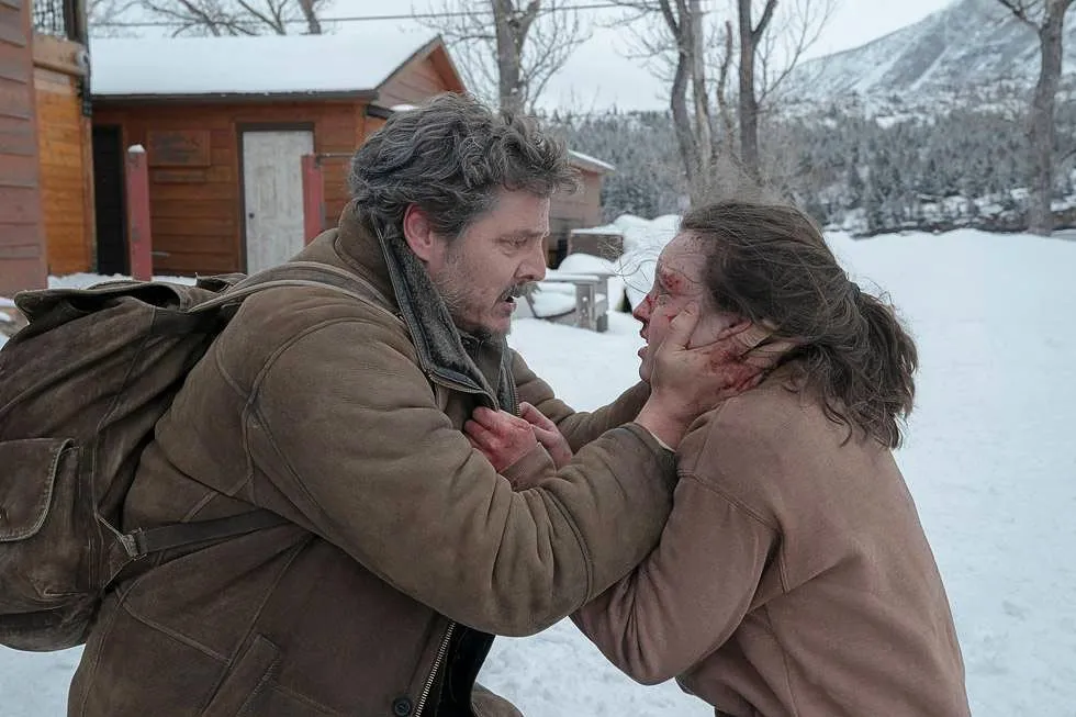 Pedro Pascal and Bella Ramsey in 'The Last of Us'