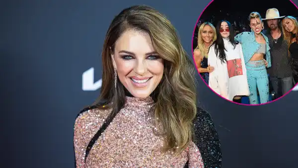 Which Member of the Cyrus Family Does Elizabeth Hurley Follow on Instagram