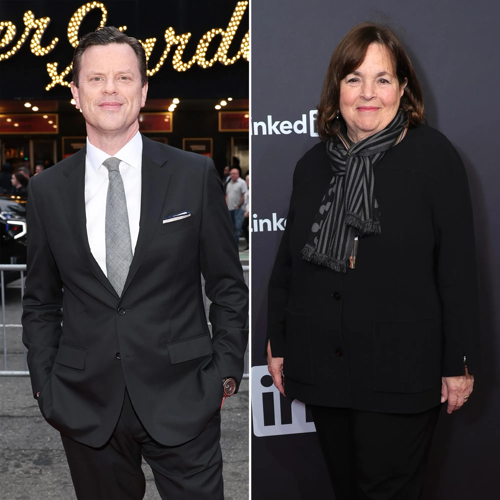 Willie Geist and Ina Garten on Their Bond Tickets