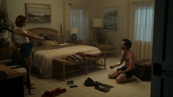 Penn Badgley's Quotes About Filming Less Sex Scenes Because of His Marriage