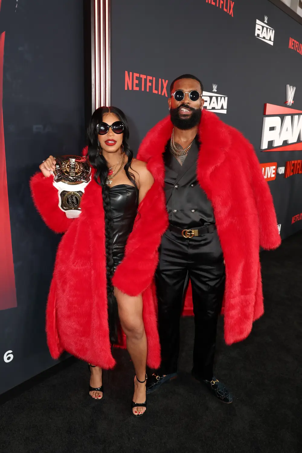 Bianca Belair and Montez Ford