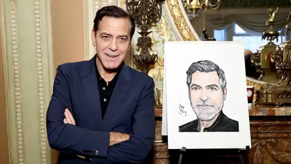 George Clooney Pokes Fun at His Recently Dyed Dark Hair