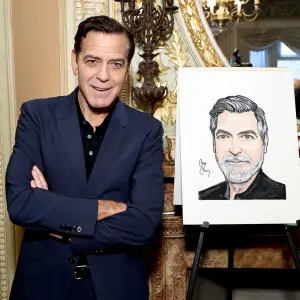 George Clooney Pokes Fun at His Recently Dyed Dark Hair