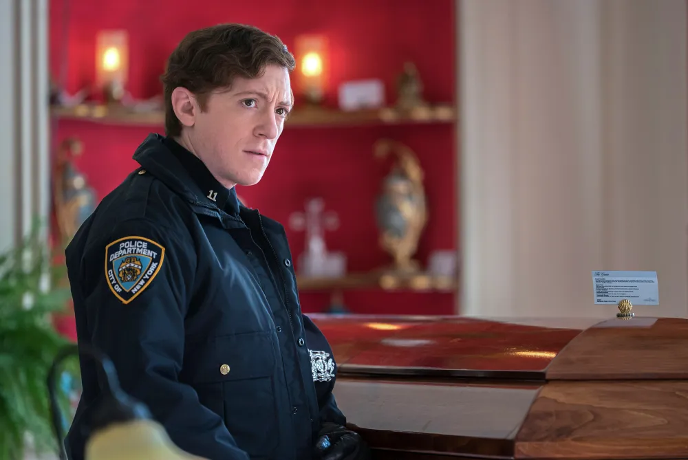 Ethan Slater Brags About Accomplishments in 1st Look at Police Officer Role on CBS Series Elsbeth