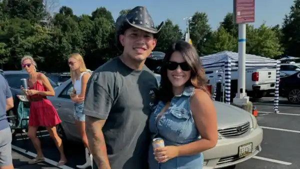 Javi Marroquin and Lauren Comeau