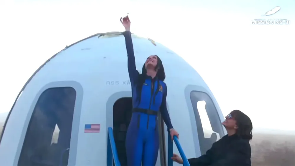 Katy Perry Fulfills Dream of Going to Space During All-Women Flight