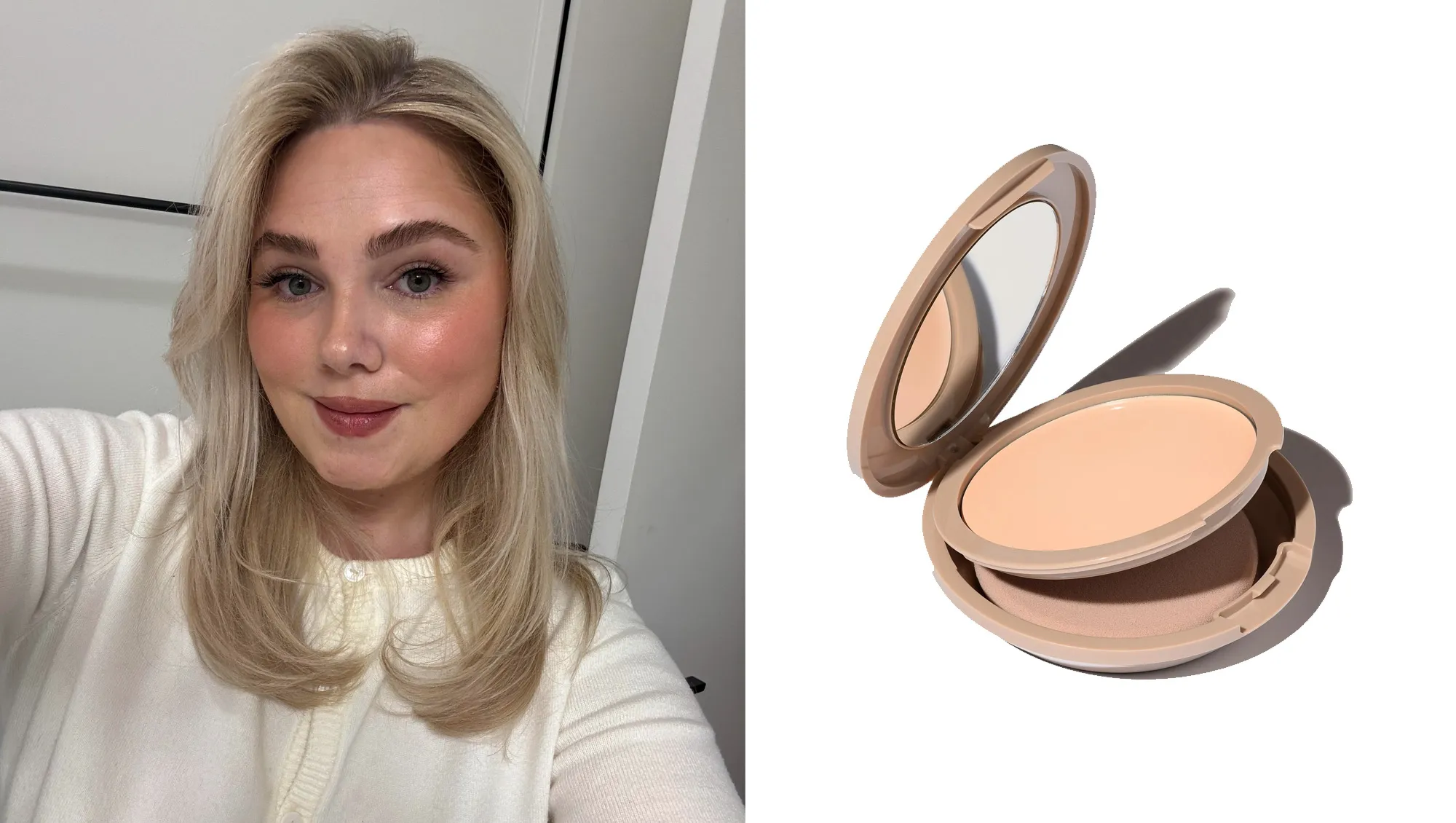 Olivia Hanson using No Makeup Makeup Foundation