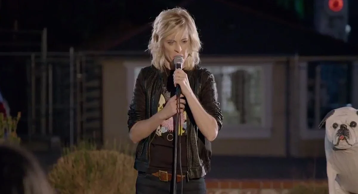 Maria Bamford onstage in 'Old Baby.'