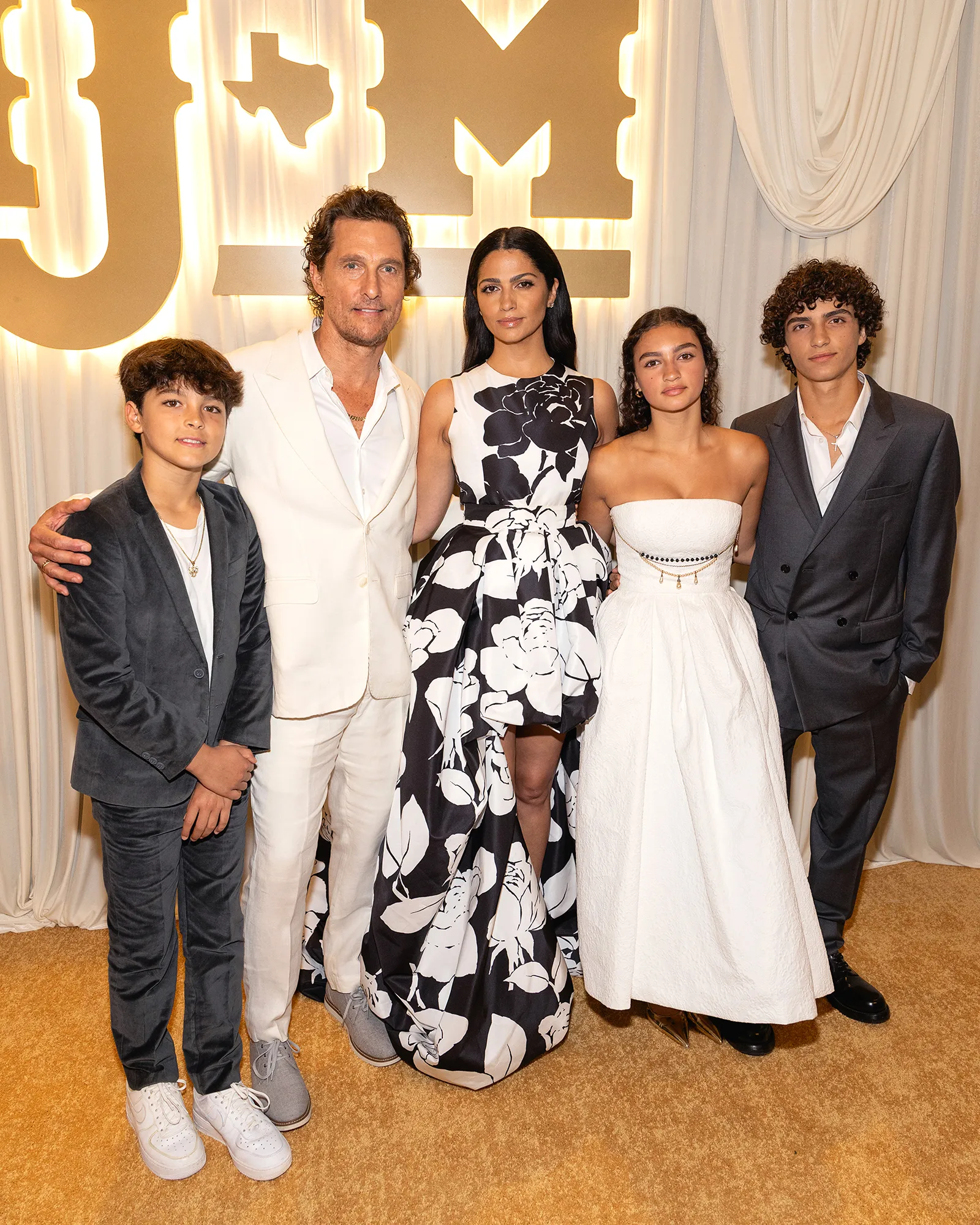 Matthew McConaughey and Wife Camila Alves Step Out for Rare Red Carpet With All 3 Kids