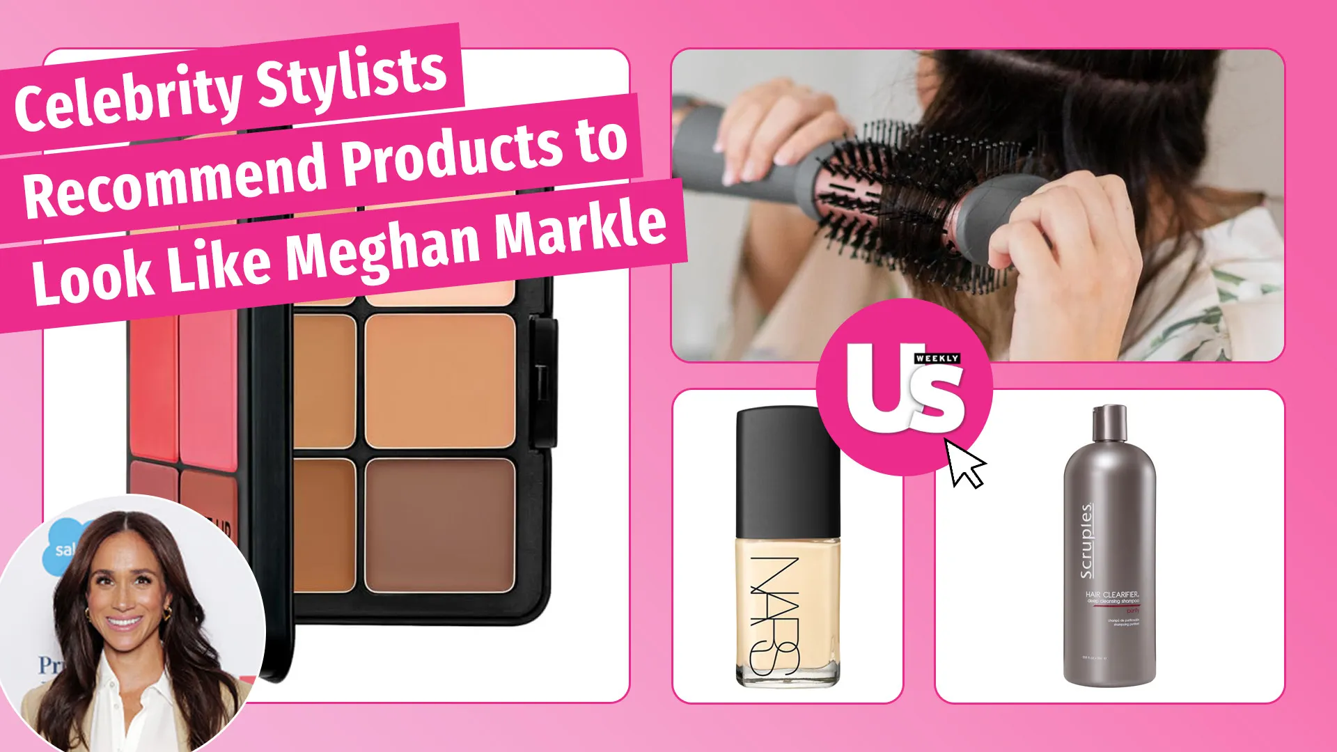 Tips to get Meghan Markle's hair and makeup.
