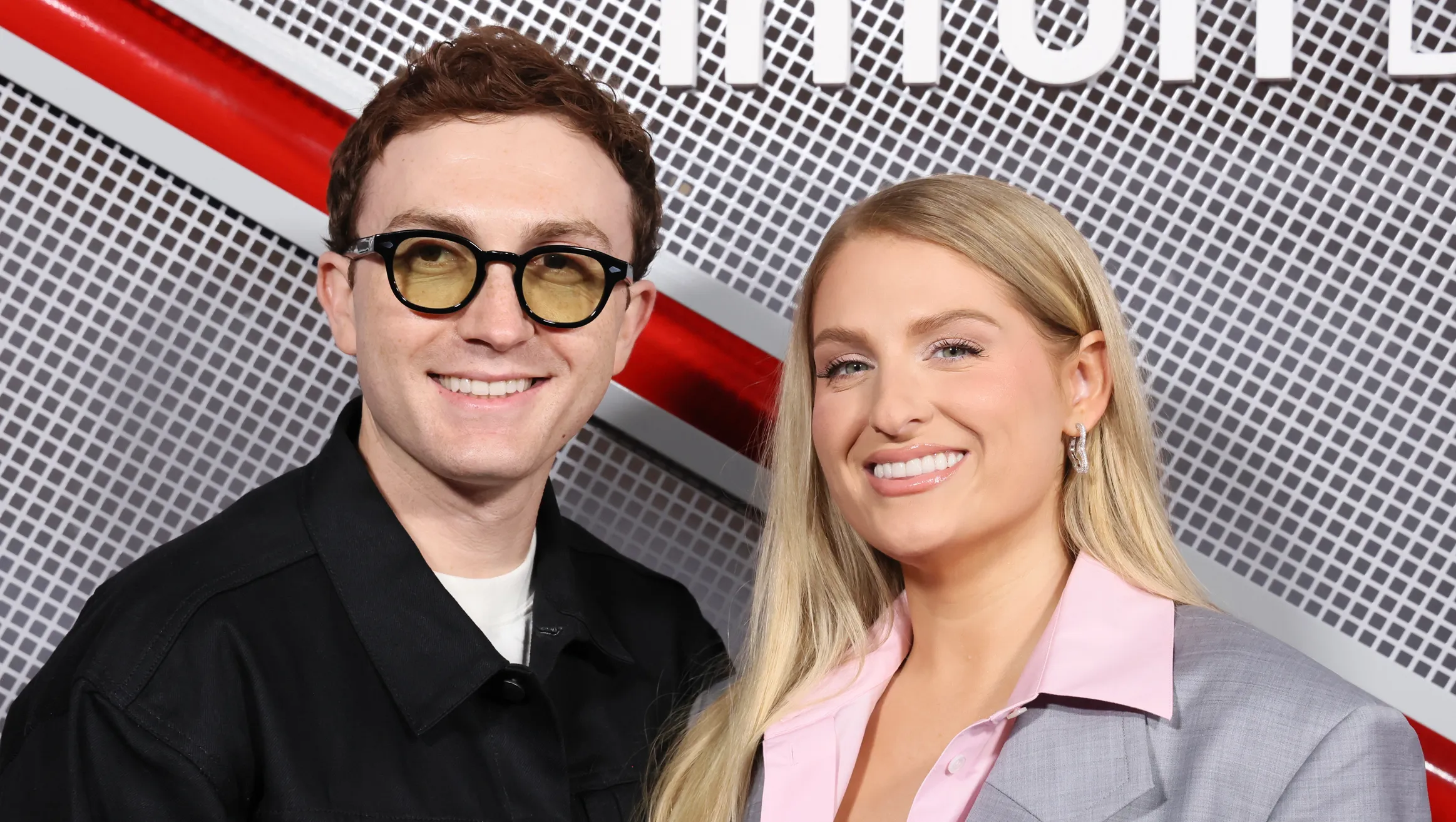 LOS ANGELES, CALIFORNIA - AUGUST 15: (L-R) Daryl Sabara and Meghan Trainor attend Opening Night of the Inuit Dome at Intuit Dome on August 15, 2024 in Los Angeles, California. (Photo by Rodin Eckenroth/FilmMagic)