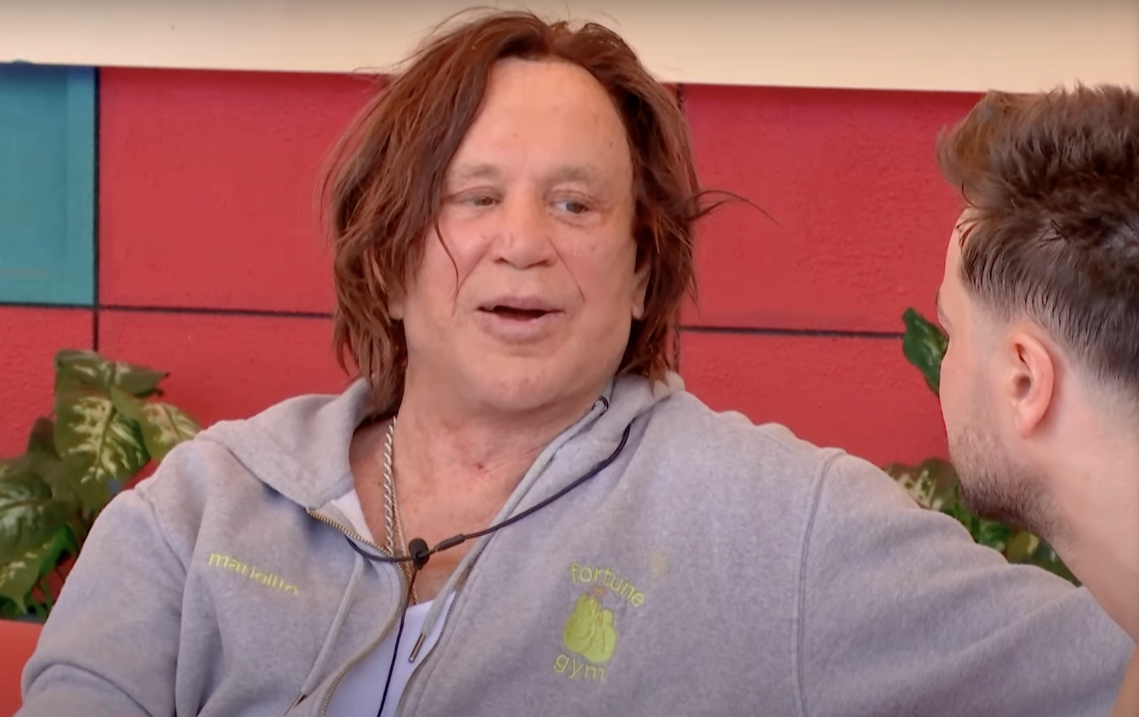 Mickey Rourke on 'Celebrity Big Brother' 2025