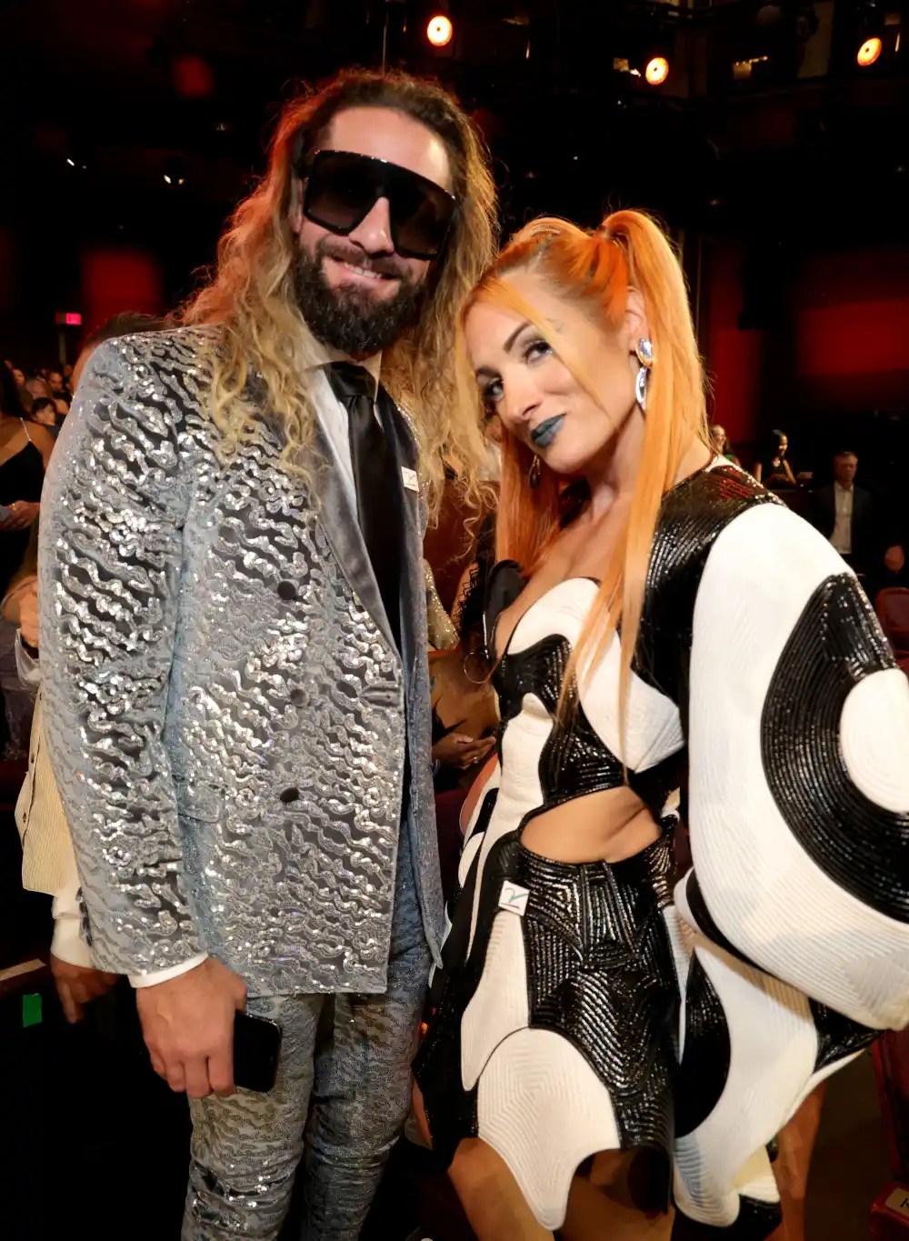 Seth Rollins and Becky Lynch