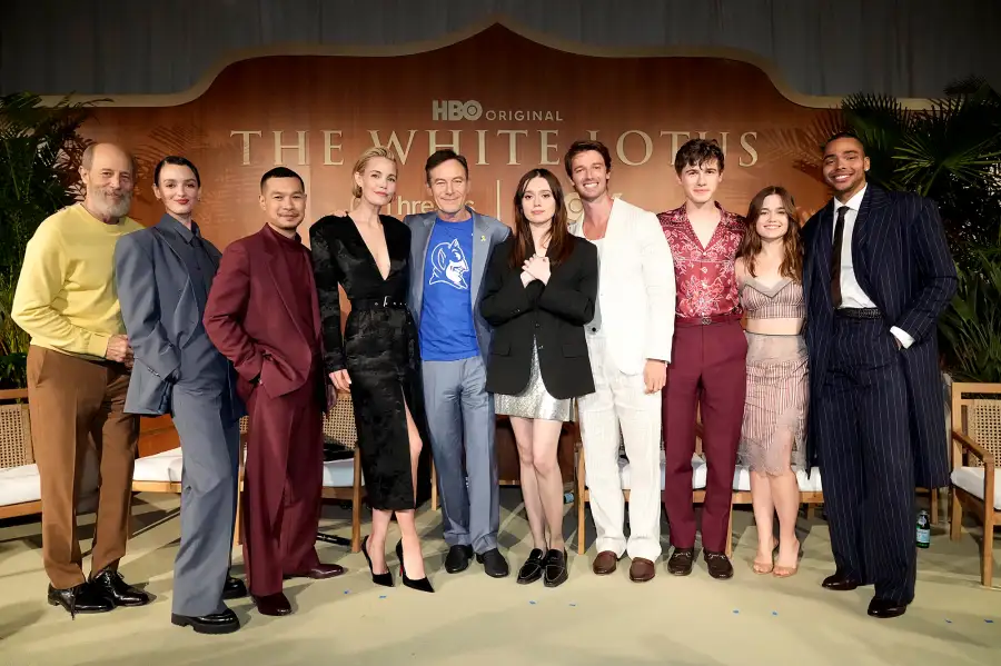 The White Lotus Cast Step Out in Style at Season 3 Finale Event